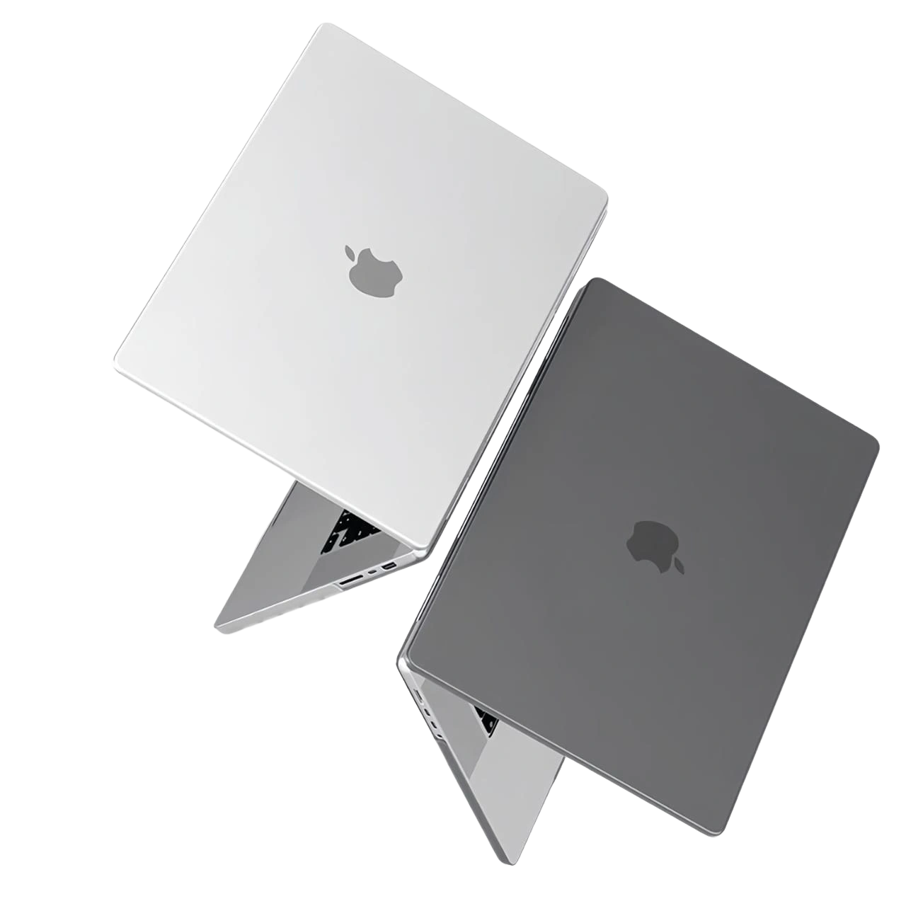 Apple macbook Air Pro Neo 11 12 13 14 15 16 inch tough protective rubber like matte black & clear case cover