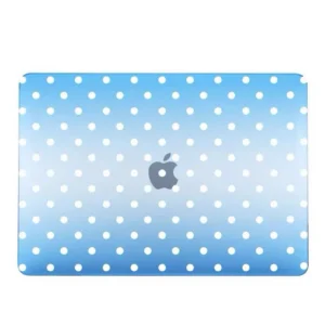Apple macbook Air Pro Neo 11 12 13 13.6 14 15 16 inch clear blue dotty case cover protector