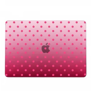 Apple macbook Air Pro Neo 11 12 13 13.6 14 15 16 inch clear red dotty case cover protector