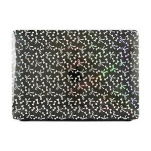 Apple macbook Air Pro Neo 11 12 13 13.6 14 15 16 inch LS14 black laser case cover protector