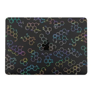Apple macbook Air Pro Neo 11 12 13 13.6 14 15 16 inch LS2 black laser case cover protector