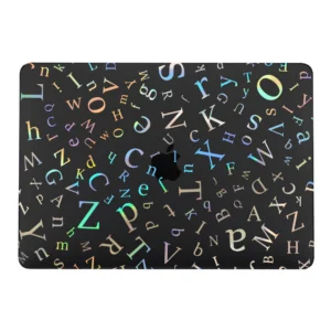 Apple macbook Air Pro Neo 11 12 13 13.6 14 15 16 inch LS3 black laser case cover protector