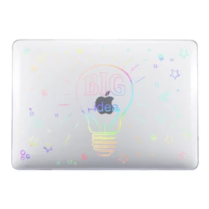 Apple macbook Air Pro Neo 11 12 13 13.6 14 15 16 inch LS7 big idea clear laser case cover protector