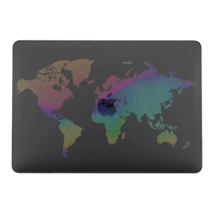 Apple macbook Air Pro Neo 11 12 13 13.6 14 15 16 inch LS8 black laser case cover protector