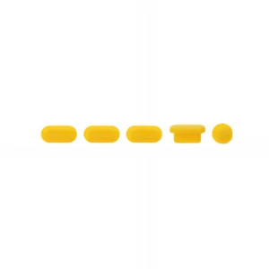 Apple macbook Air Pro Touch Bar Neo 11 12 13 13.6 14 15 16 inch yellow silicone dust plugs caps cover protector