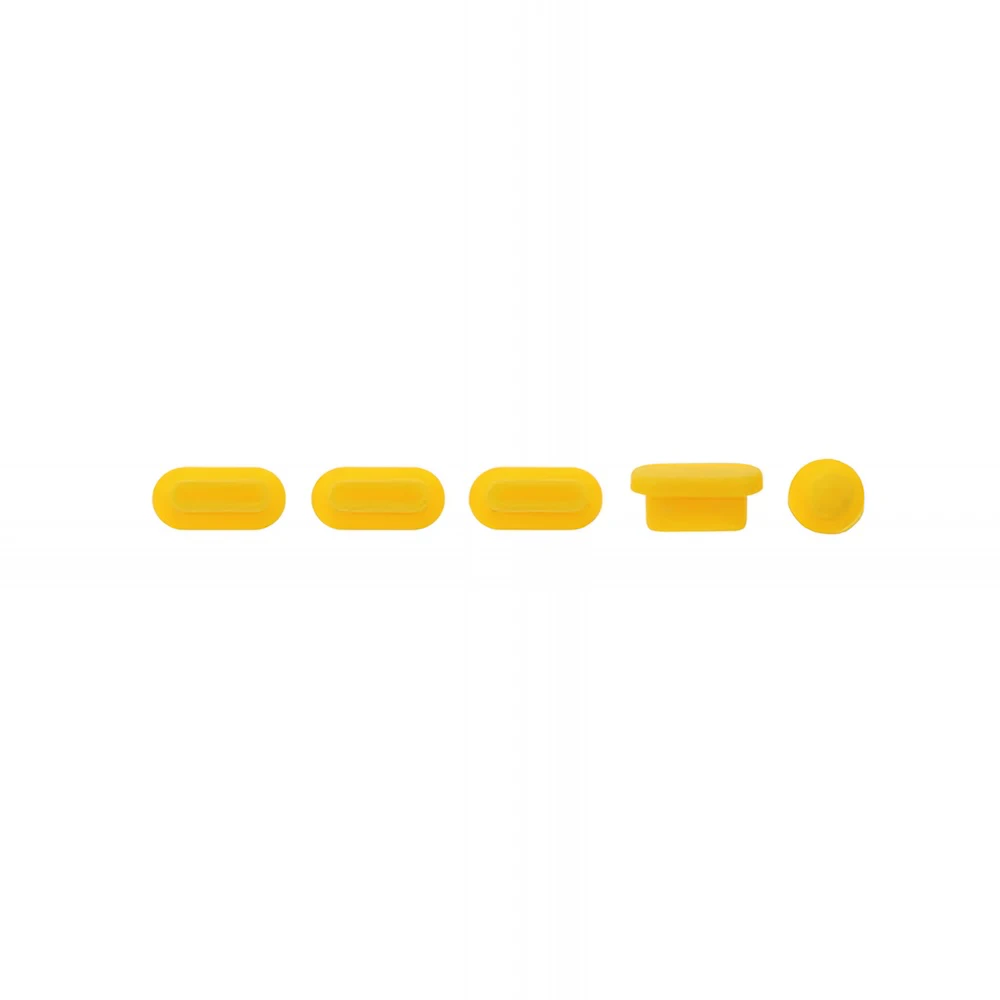 Apple macbook Air Pro Touch Bar Neo 11 12 13 13.6 14 15 16 inch yellow silicone dust plugs caps cover protector