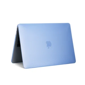 Apple macbook Air Pro 13 13.6 14 16 inch blue carbon fiber textured case cover protector