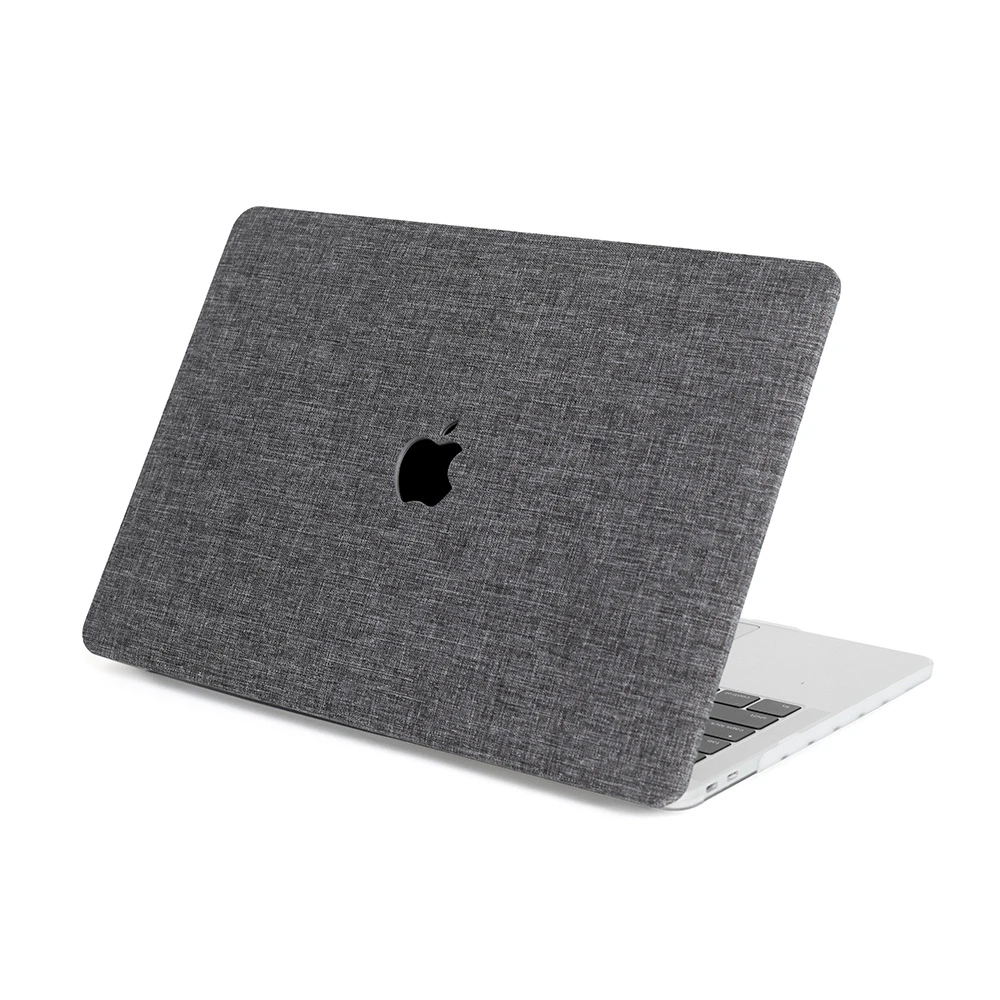 Apple macbook Air Pro Neo 11 12 13 13.6 14 15 16 inch grey jeans textured case cover protector