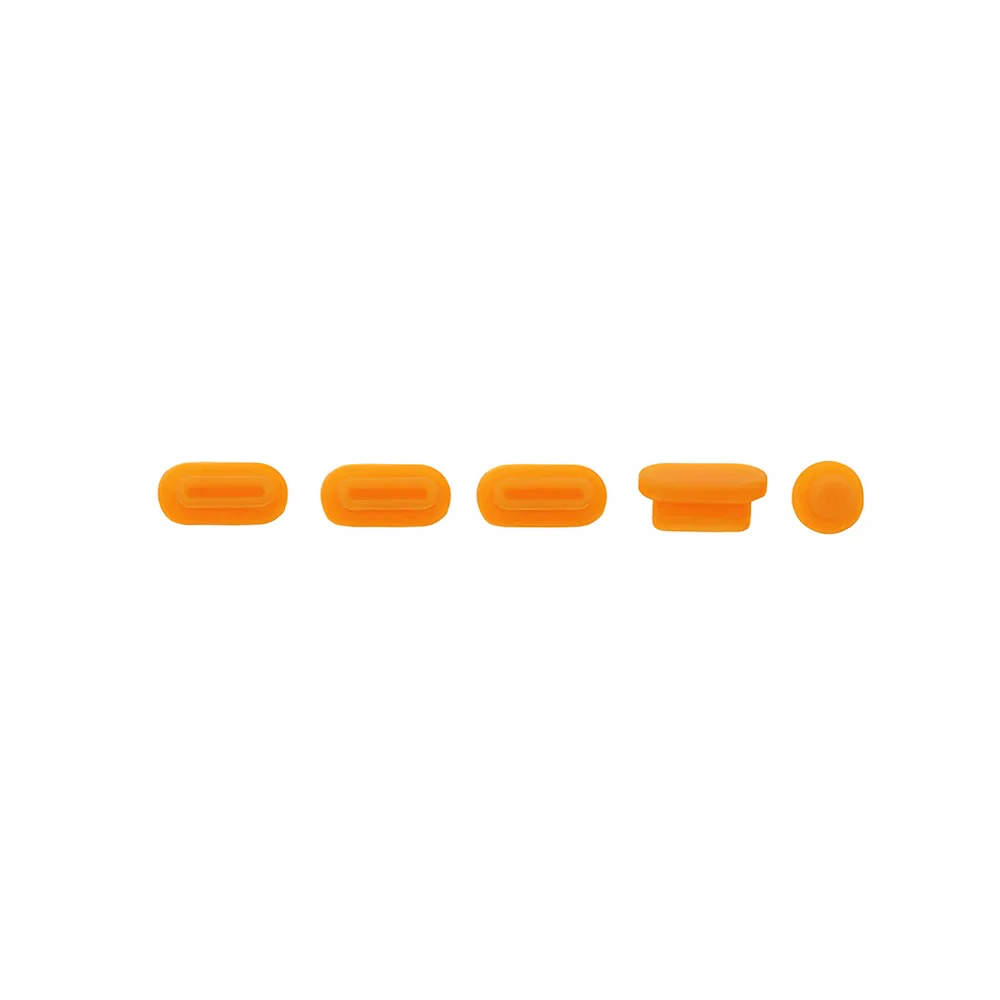 Apple macbook Air Pro Touch Bar Neo 11 12 13 13.6 14 15 16 inch orange silicone dust plugs caps cover protector