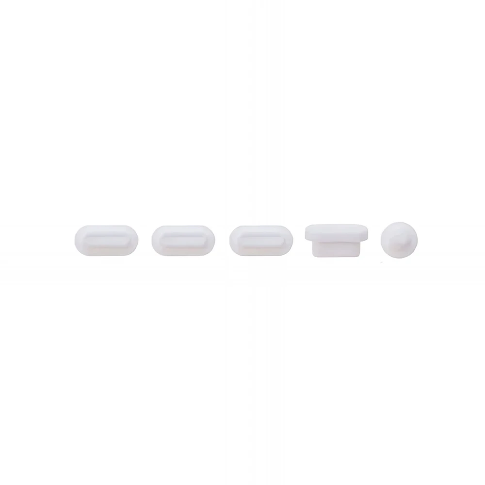 Apple macbook Air Pro Touch Bar Neo 11 12 13 13.6 14 15 16 inch white silicone dust plugs caps cover protector