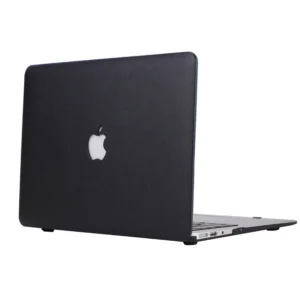Apple macbook Air Pro Neo 11 12 13 13.6 14 15 16 inch classic black leather case cover protector