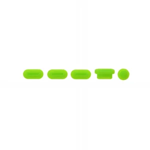 Apple macbook Air Pro Touch Bar Neo 11 12 13 13.6 14 15 16 inch green silicone dust plugs caps cover protector