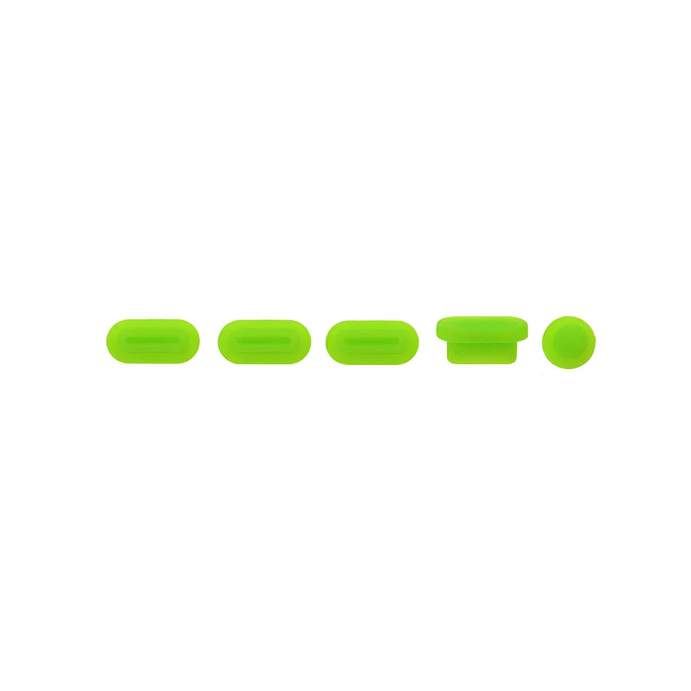 Apple macbook Air Pro Touch Bar Neo 11 12 13 13.6 14 15 16 inch green silicone dust plugs caps cover protector