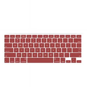 Apple macbook Air Pro Touch Bar Neo 11 12 13 13.6 14 15 16 inch red wine keyboard keypad guard protector cover skin