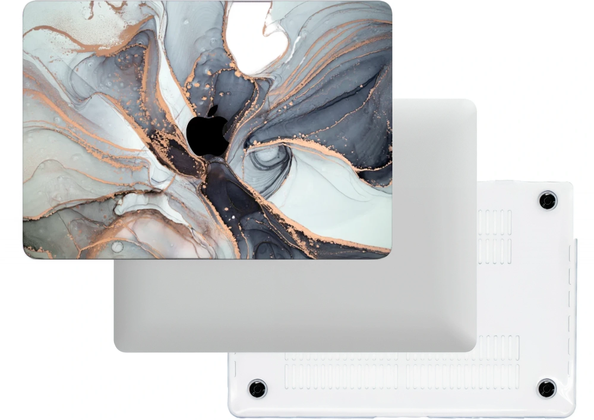 macbook air pro neo marble case full protection