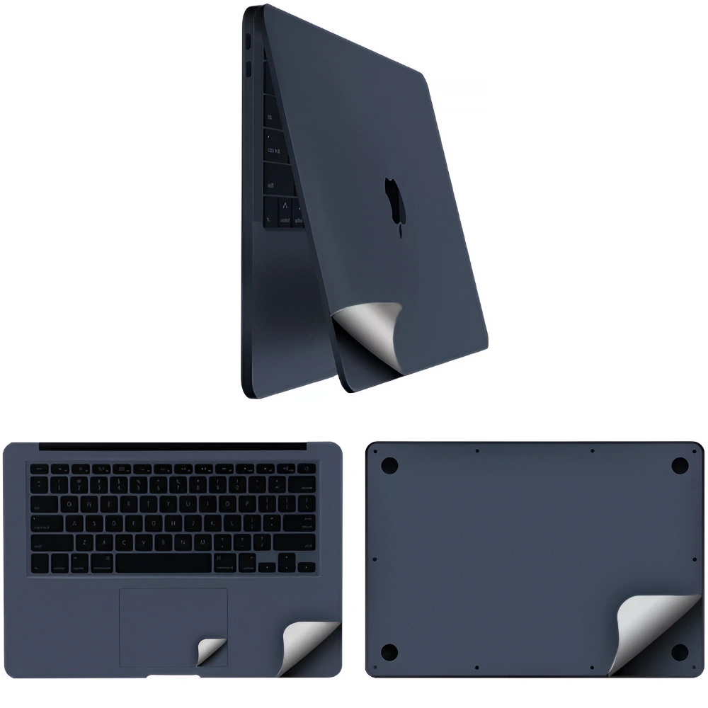 Apple macbook Air 13 13.6 M2 M3 M4 M5 M6 model midnight aluminum guard skin