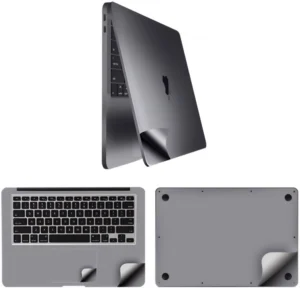 Apple macbook Air Pro Neo 13 13.6 M2 M3 M4 M5 M6 model space grey aluminum guard skin