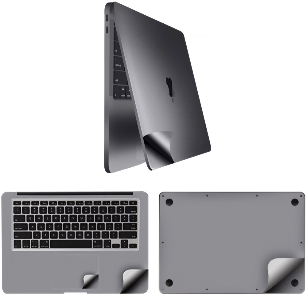 Apple macbook Air Pro Neo 13 13.6 M2 M3 M4 M5 M6 model space grey aluminum guard skin