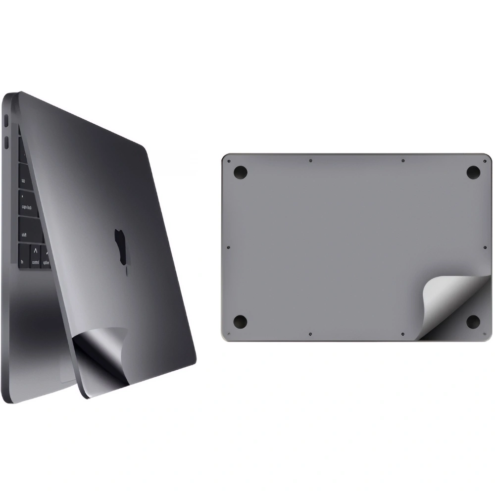 Apple macbook Air Pro Neo 13 13.6 M2 M3 M4 M5 M6 model space grey aluminum guard skin