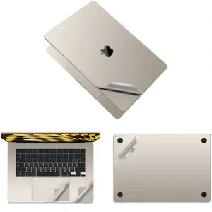 Apple macbook Air 13 13.6 M2 M3 M4 M5 M6 model starlight aluminum guard skin