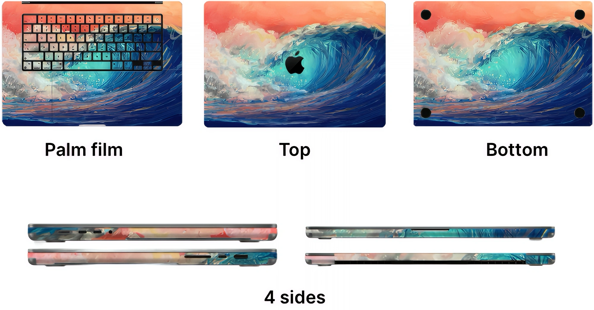 istand store macbook decal full set