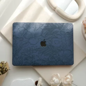 Apple macbook Air Pro Neo 11 12 13 13.6 14 15 16 inch royal blue floral case cover protector