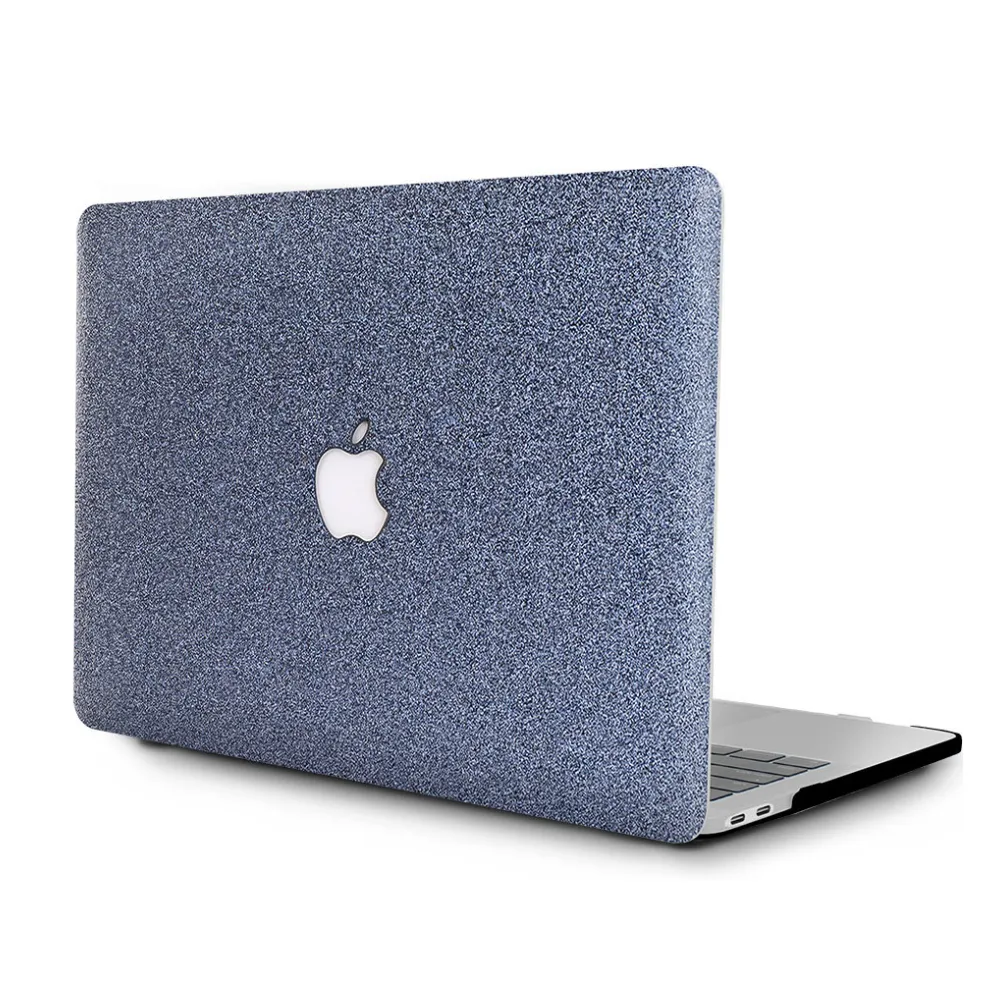 Apple macbook Air Pro Neo 11 12 13 13.6 14 15 16 inch blue grey glitter case cover protector