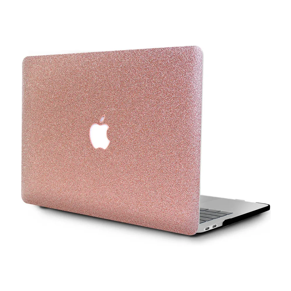 Apple macbook Air Pro Neo 11 12 13 13.6 14 15 16 inch pink glitter case cover protector