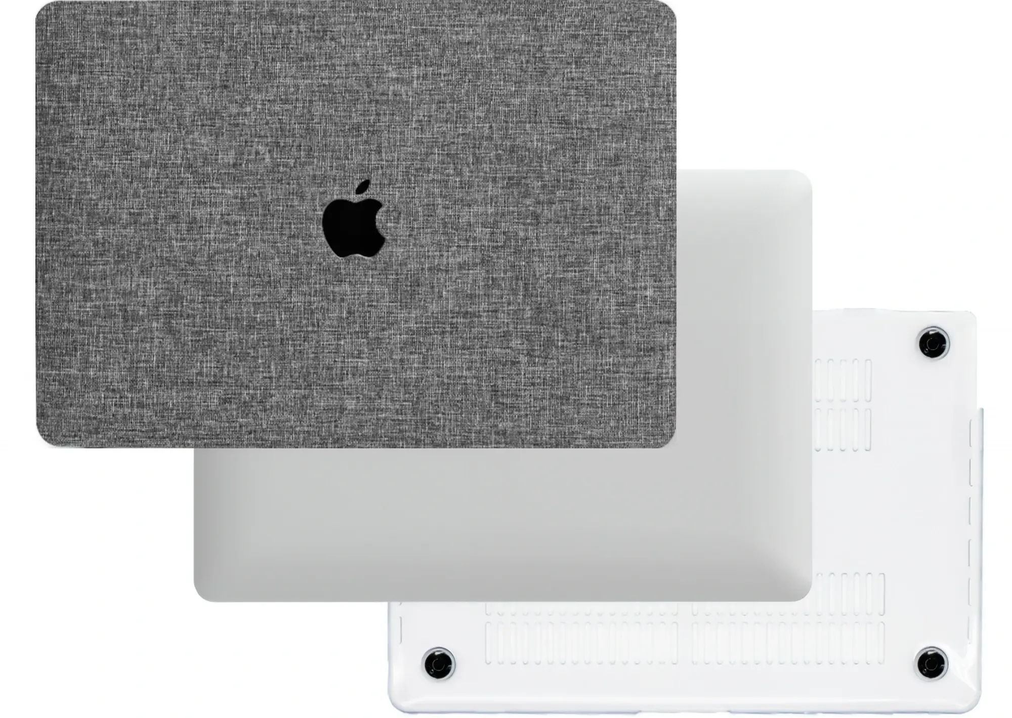 macbook air pro neo full protection top and bottom grey jeans denim macbook case