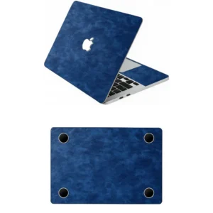 Apple macbook Air Pro Neo 13 13.6 M2 M3 M4 M5 M6 model navy blue leather skin