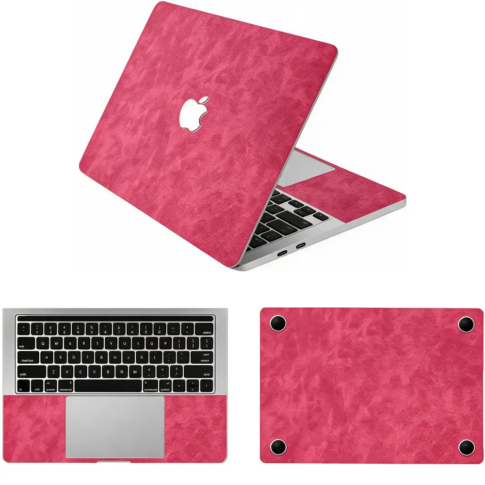 Apple macbook Air Pro Neo 13 13.6 M2 M3 M4 M5 M6 model red wine leather skin