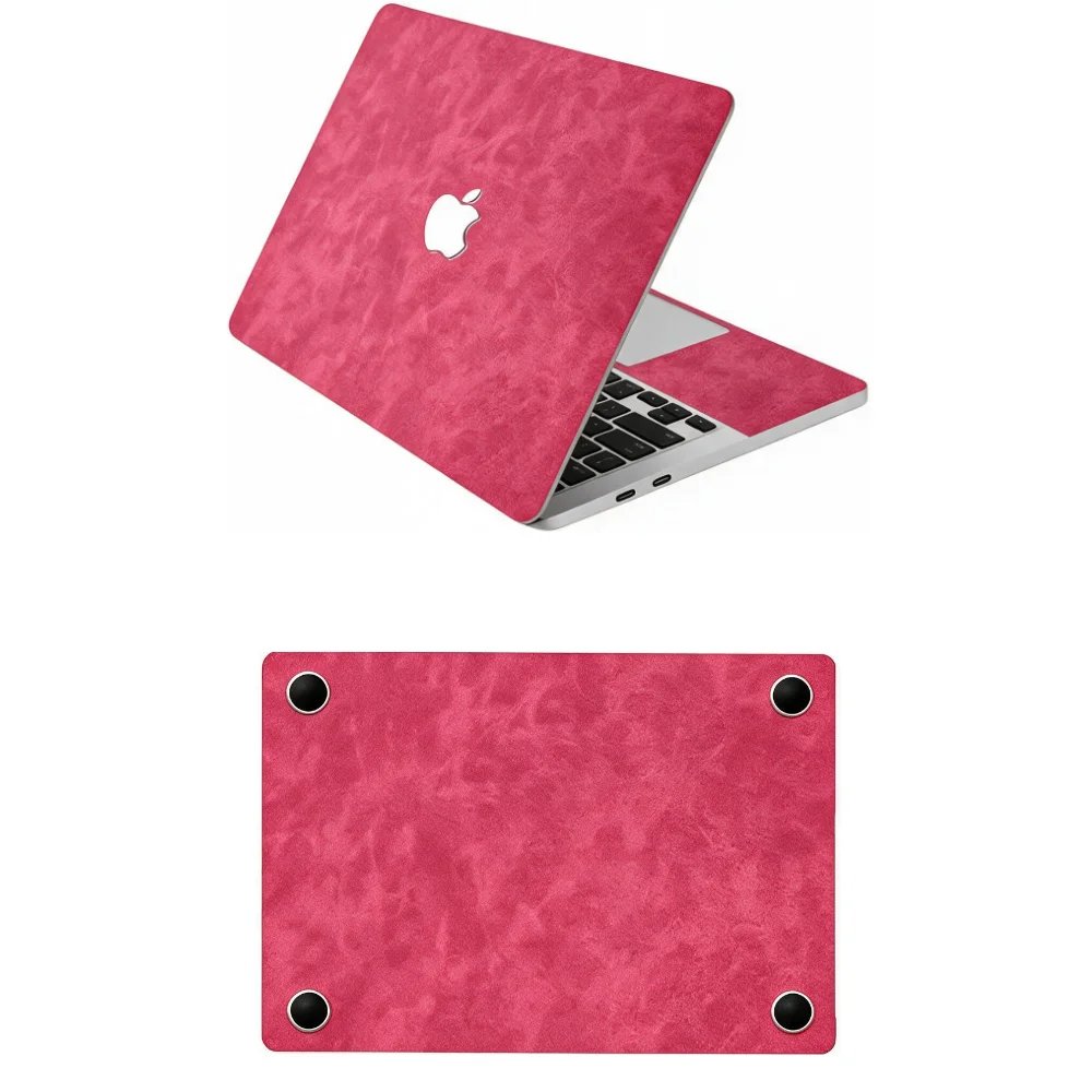 Apple macbook Air Pro Neo 13 13.6 M2 M3 M4 M5 M6 model red wine leather skin