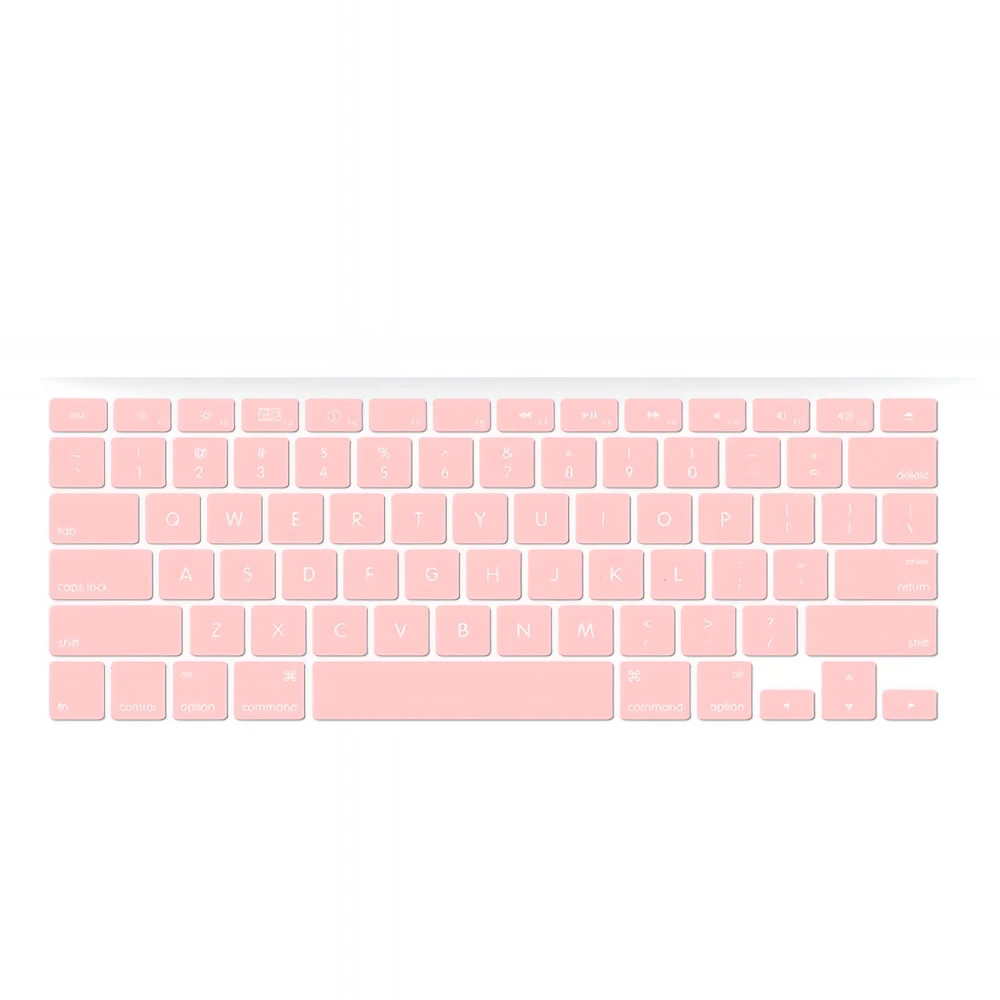 Apple macbook Air Pro Touch Bar Neo 11 12 13 13.6 14 15 16 inch rose pink keyboard keypad guard protector cover skin