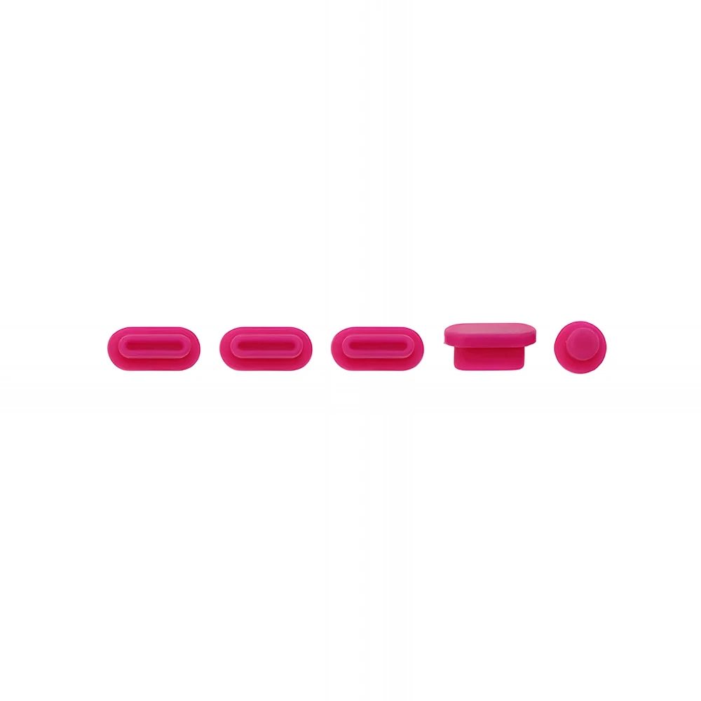 Apple macbook Air Pro Touch Bar Neo 11 12 13 13.6 14 15 16 inch rose red silicone dust plugs caps cover protector