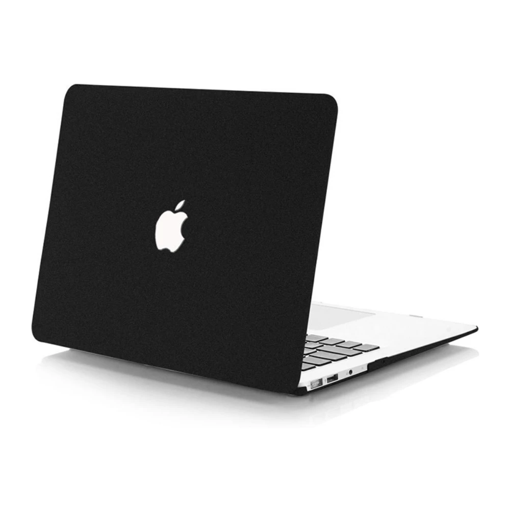Apple macbook Air Pro Neo 11 12 13 13.6 14 15 16 inch black sand case cover protector