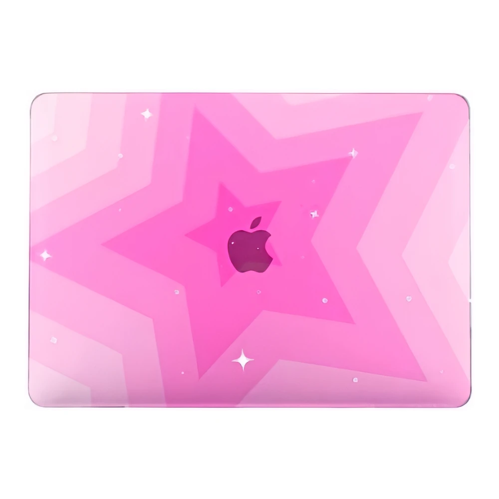 Apple macbook Air Pro Neo 11 12 13 13.6 14 15 16 inch clear star pattern case cover protector