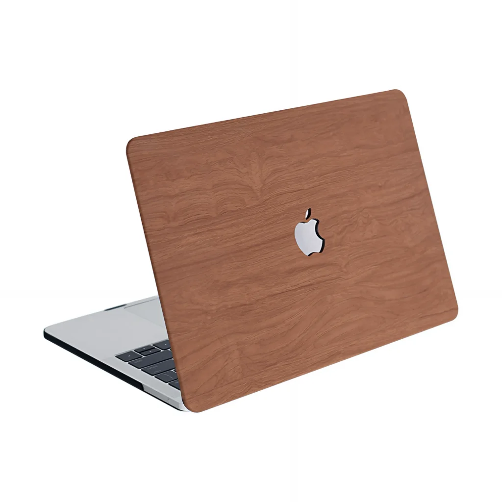 Apple macbook Air Pro Neo 11 12 13 13.6 14 15 16 inch mahogany wood textured case cover protector