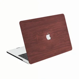 Apple macbook Air Pro Neo 11 12 13 13.6 14 15 16 inch red wood textured case cover protector